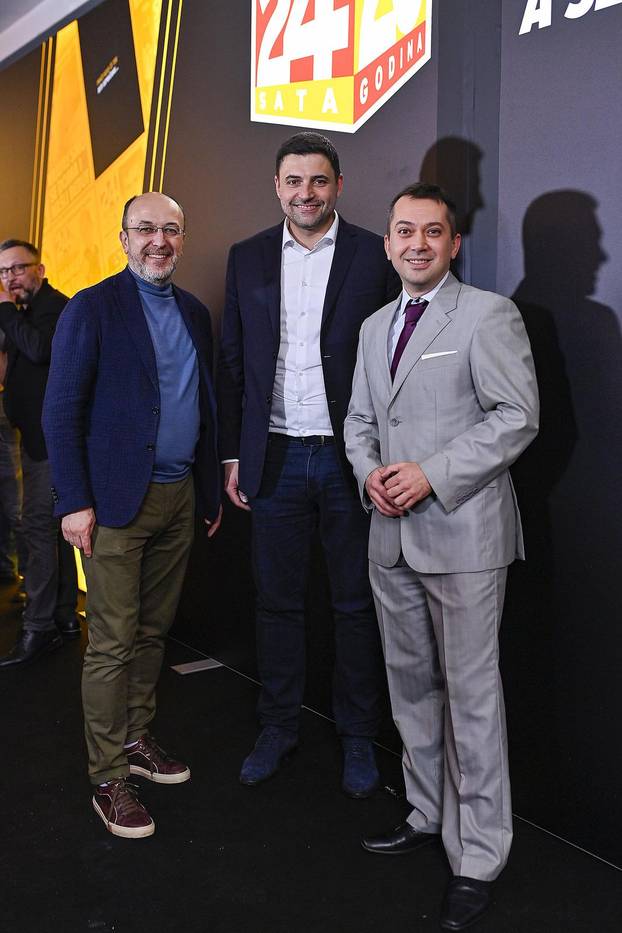 Zagreb: Dolazak uzvanika na proslavu 20. rođendana 24sata