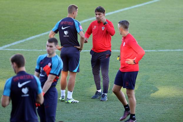 Rijeka: Trening Hrvstake nogometne reprezentacije