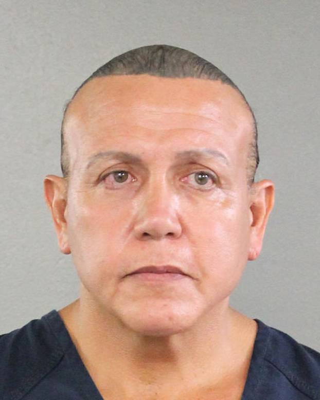 Cesar Altieri Sayoc is pictured in Ft. Lauderdale, Florida, U.S. in this handout booking photo