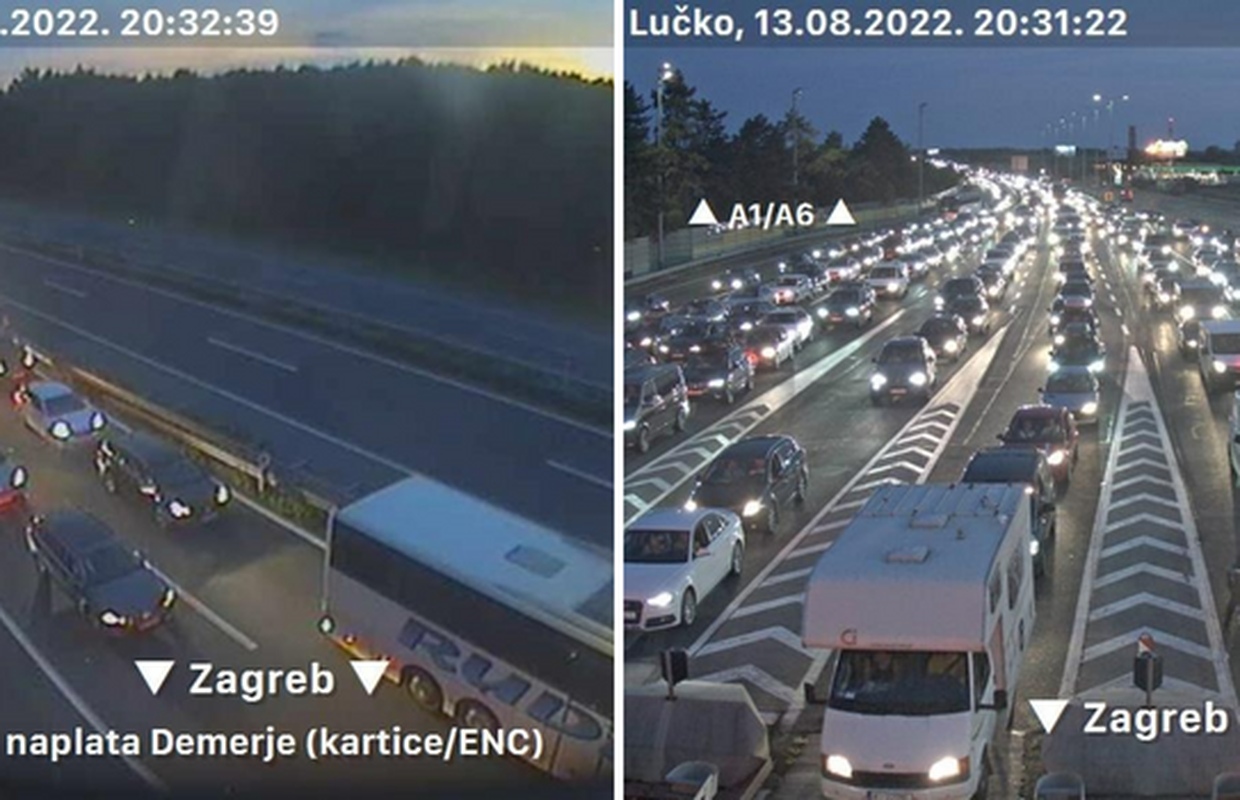 Kolaps na naplatnim kućicama uoči utakmice:  'Dugo čekamo. Ljudi trube, psuju, nervozni su'