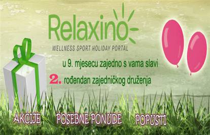 Portal Relaxino wellness sport holiday slavi 2. rođendan