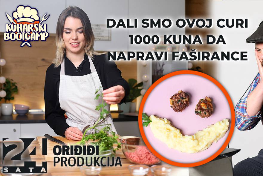 Dali smo ovoj Splićanki 1000 kuna da napravi faširance | KUHARSKI BOOTCAMP