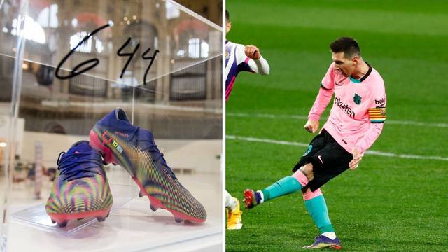 Messi stavio na dražbu kopačke kojima je oborio Peleov rekord