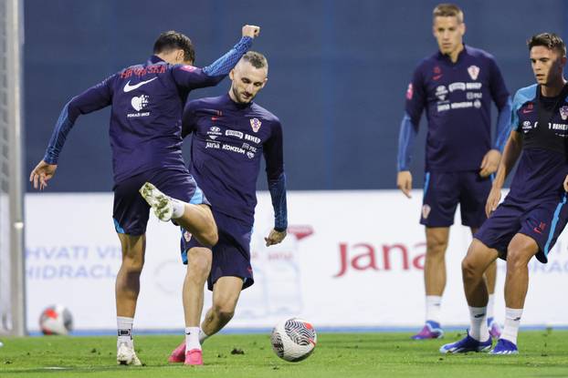 Zagreb: Trening hrvatske nogometne reprezentacije
