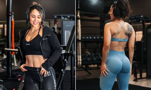FOTO Seksi fitness mama pokazala sve: 'Nema izgovora, i nakon dvije trudno&cacute;e sam top'