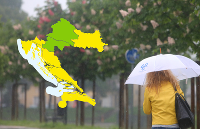 Žuti alarm za Slavoniju i Jadran: Čeka nas promjenjivo vrijeme i grmljavina, a moguće je i sunce