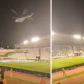 VIDEO Helikopter preletio iznad Poljuda, voditelj ostao u šoku: Da ne bi bilo da mi se priviđa...