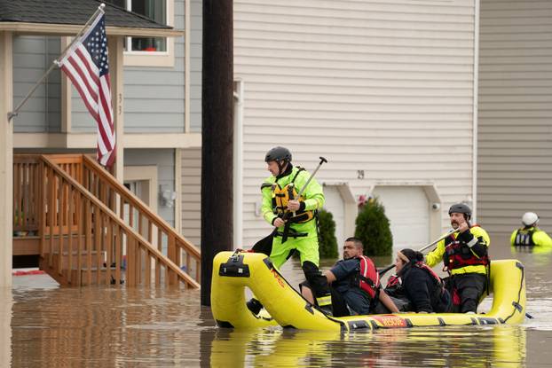 Atmospheric river brings rain and flooding to the Pacific Northwest