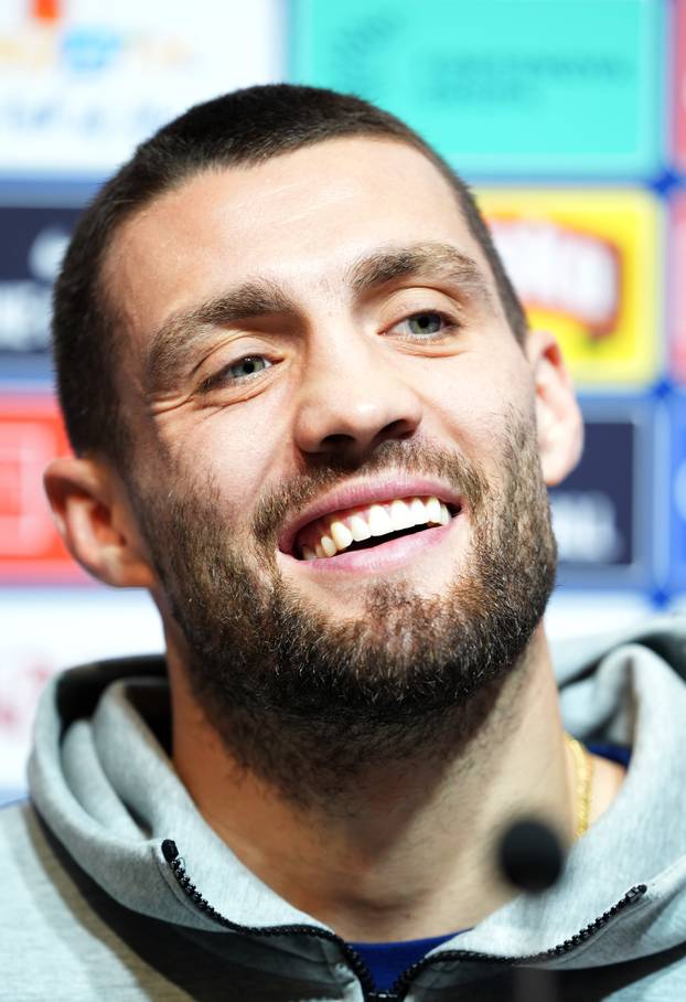 Glasgow: Konferencija za medije hrvatske nogometne reprezentacije uoči utakmice protiv Škotske