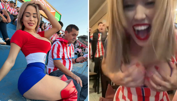 FOTO Paragvaj još nije ispao, ali njoj je sve ispalo na tribinama