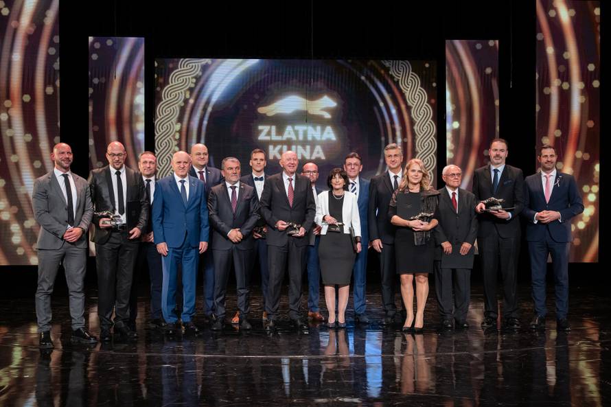 FOTO Najuspješnije hrvatske tvrtke dobile Zlatnu kunu: Elka je najbolja velika kompanija