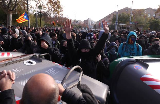 Protest against Spain