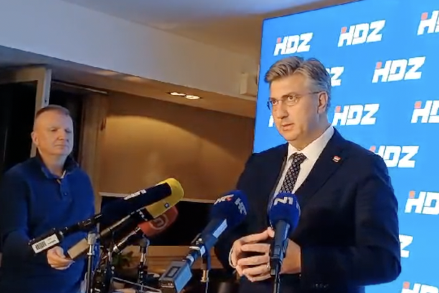 Andrej Plenković dao je izjavu medijima nakon sjednice Predsjedništva HDZ-a