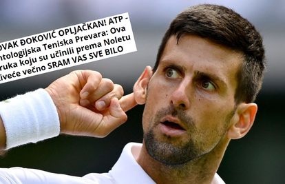 Srbi opleli po ATP-u: Opljačkali ste Novaka, sram vas sve bilo