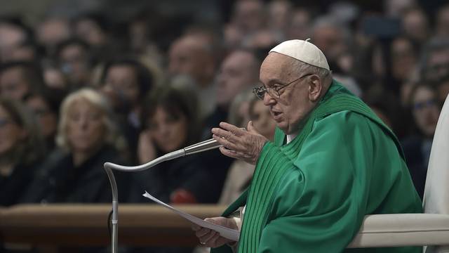 Pope Francis presides over the Holy Mass on the World Day of th