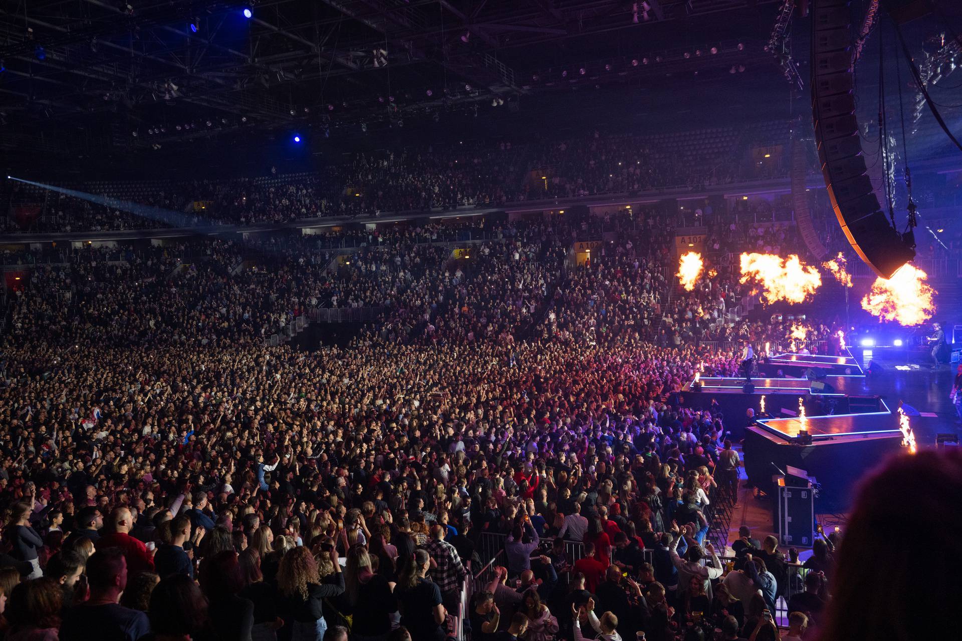 Zagreb: Koncert Prljavo kazalište u Areni Zagreb