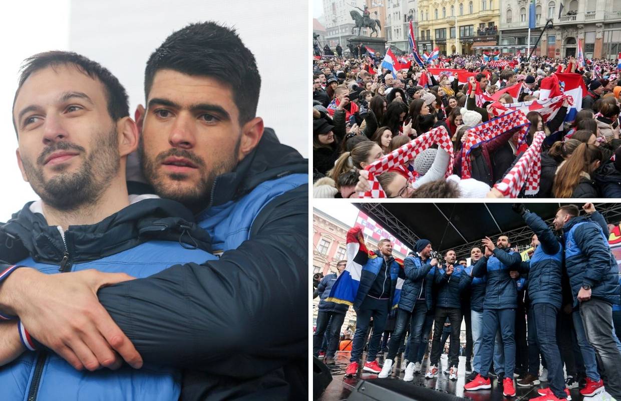 'Kauboji' proslavili srebro na Trgu: Predstavili 'novu himnu'