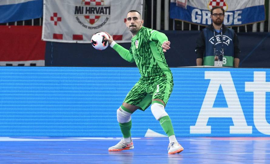 Susret Hrvatske i Španjolske u polufinalu Europskog prvenstva u futsalu