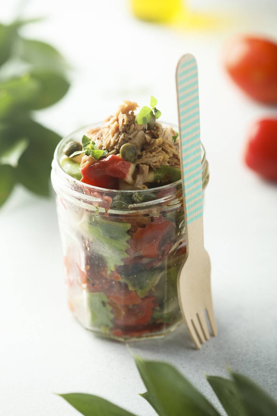 Pasta salad with tuna