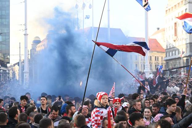 Zagreb: Svečani doček rukometaša nakon osvojenog srebra na Svjetskom prvenstvu