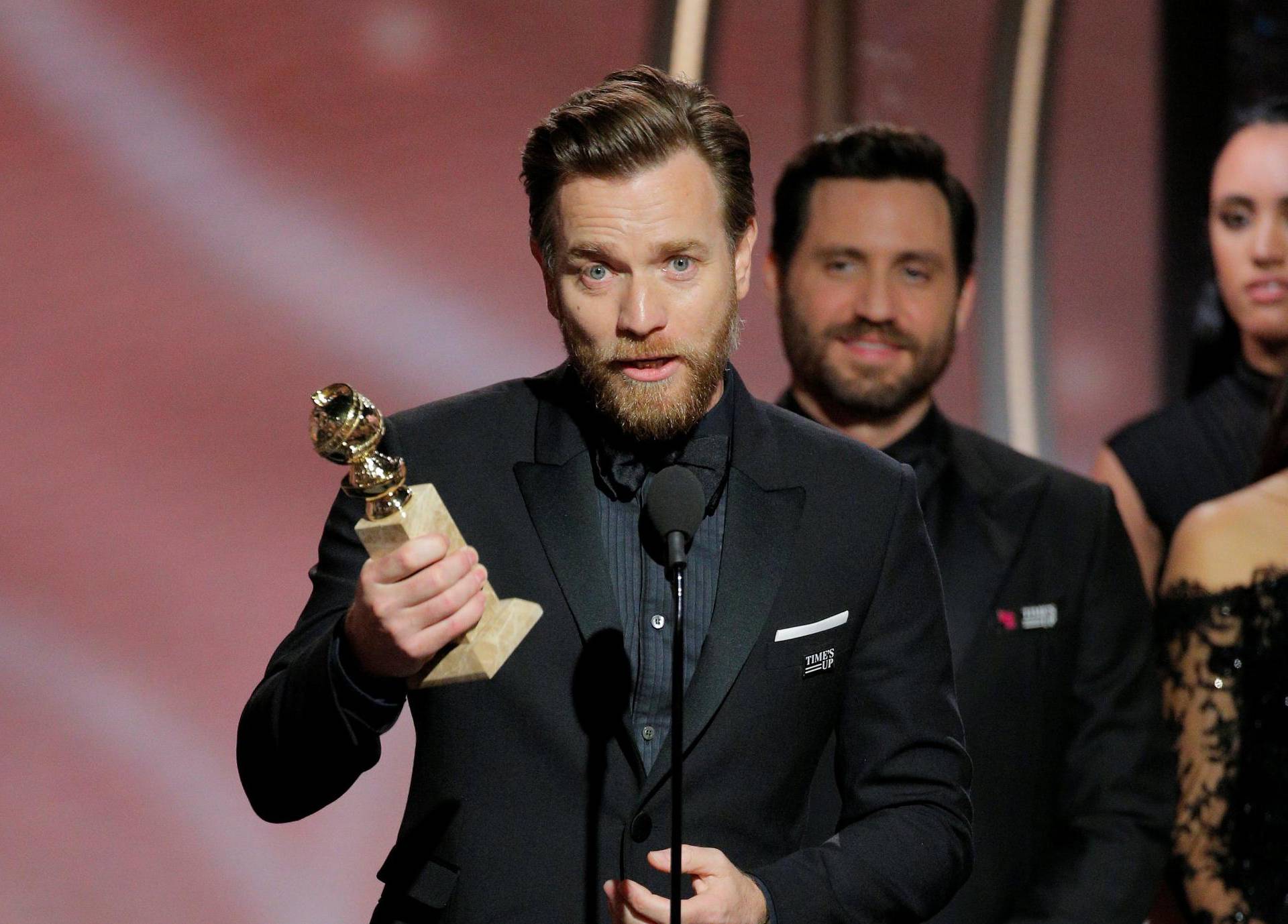 Ewan McGregor winner Best Performance by an Actor in a Television Limited Series or Motion Picture Made for Television "Fargo" at the 75th Golden Globe Awards in Beverly Hills