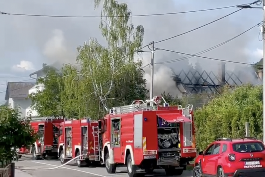Požar u mjestu Ivanec Bistranski