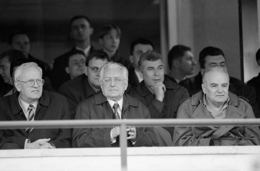 Zagreb: NK Croatia i HNK Hajduk na stadionu u Maksimiru, 24.03.1996.