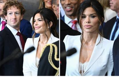 Bezosova cura uz Zuckerberga na Trumpovoj inauguraciji: Ovaj dekolte bi i Facebook banirao!