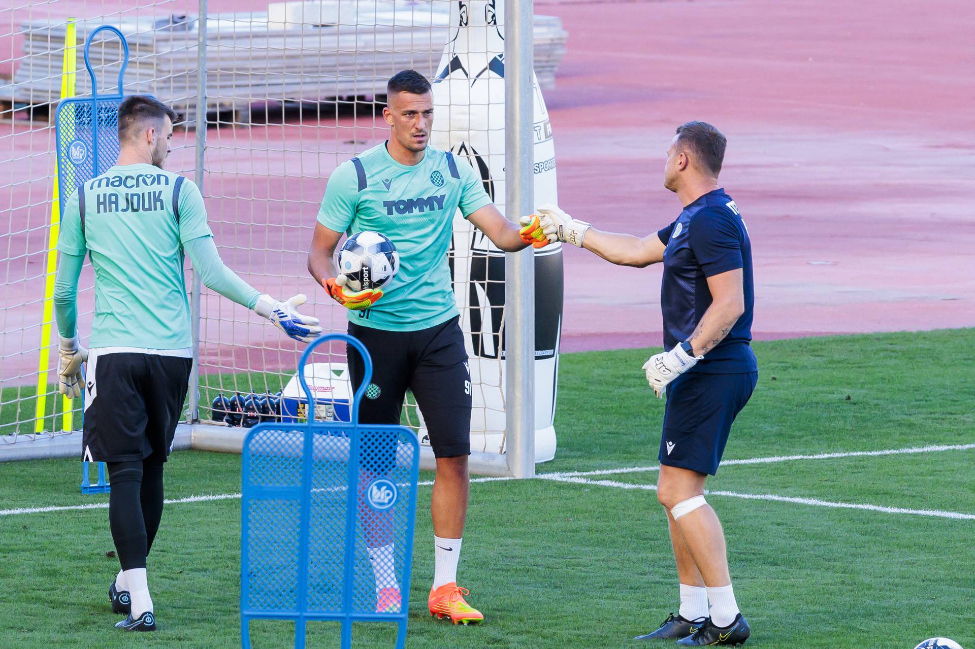 Split: Trening HNK Hajduk prije utakmice konferencijske lige s Vitoria SC