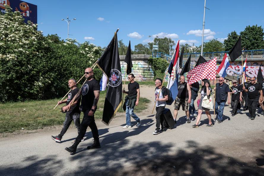 Zagreb: Dražen Keleminec sa svojim pravašima došao na Trnjanske kresove