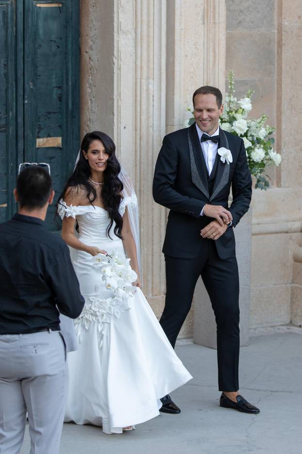 Zrinka Šahurić i Bojan Bogdanović vjenčali su se u Dubrovniku 