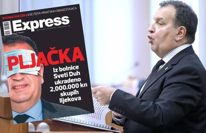 Beroš o aferi koju su otkrila 24sata i nestanku lijekova od 2 mil. kuna: 'To je neoprostivo!'