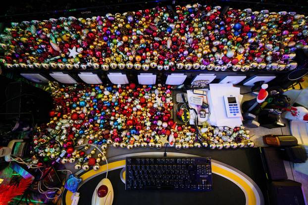 A family breaks their own world record for the most Christmas trees in their home