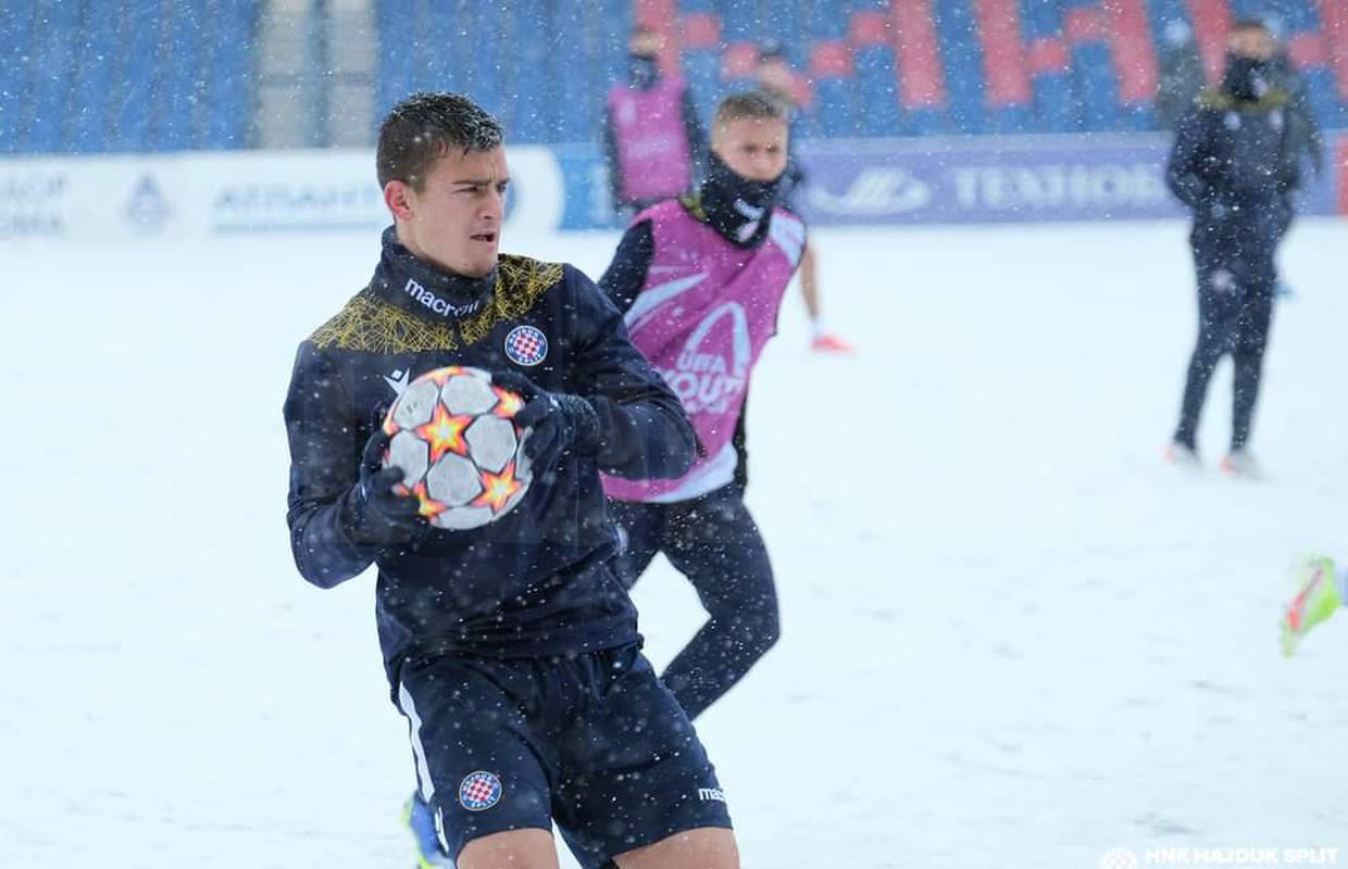 Hajdukovci u Minsku po 3. kolo Lige prvaka: Trenirali čak i na aerodromu, a onda po snijegu