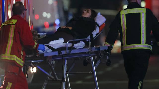 A survivor of an accident with a Polish truck is rescued in Berlin